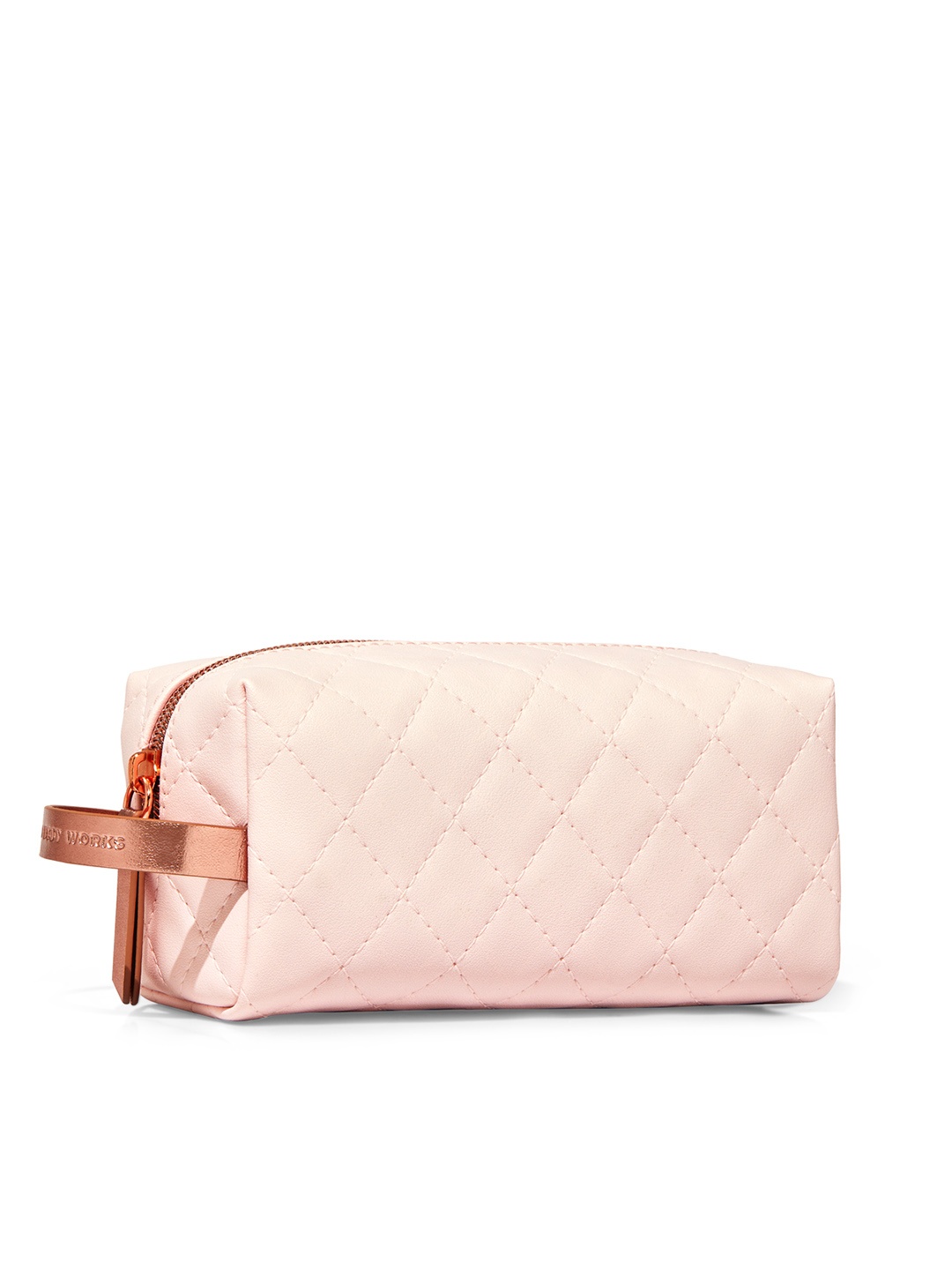 

Bath & Body Works Pink Quilted Cosmetic Bag
