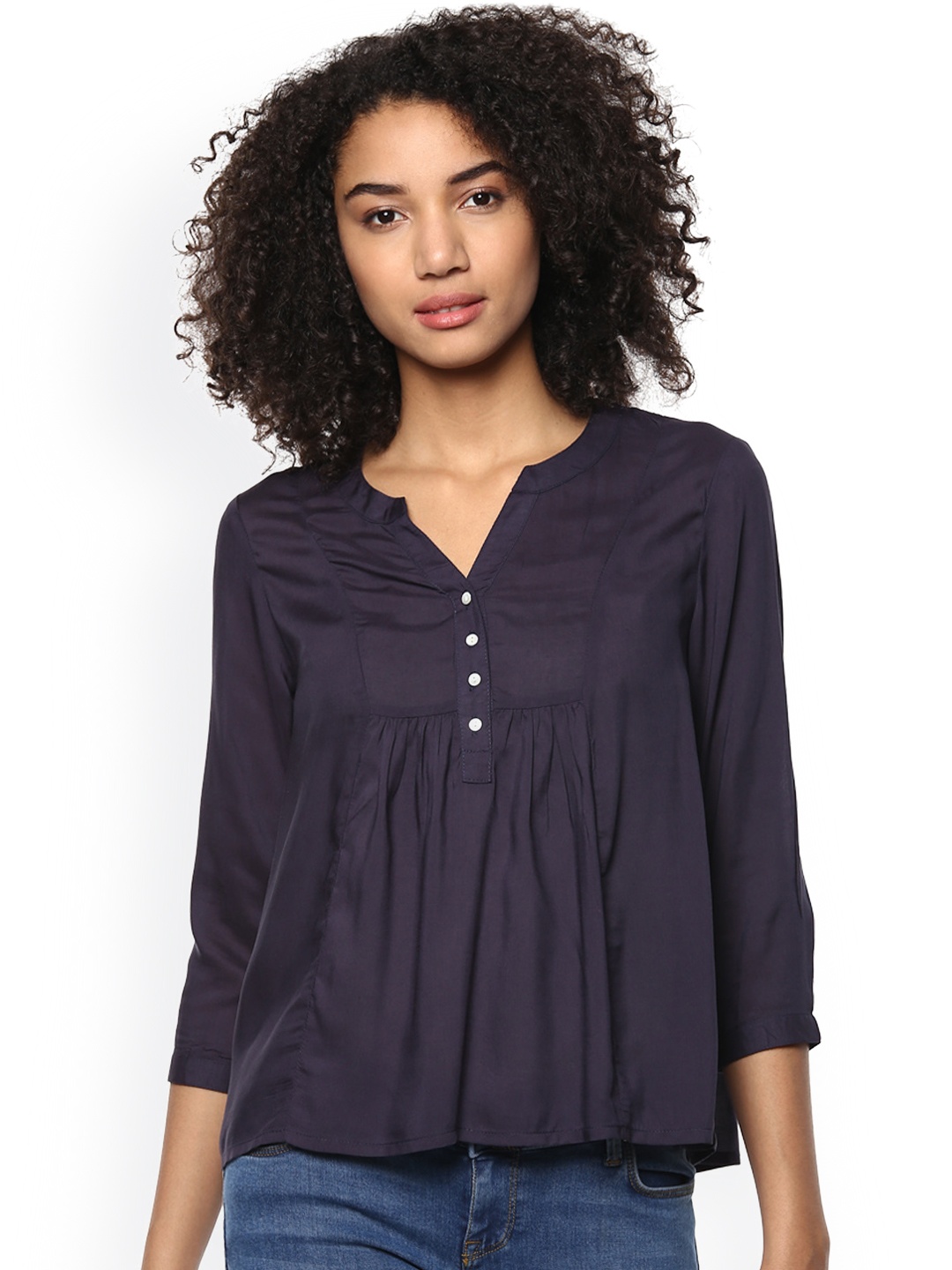 

Harpa Navy Top, Navy blue