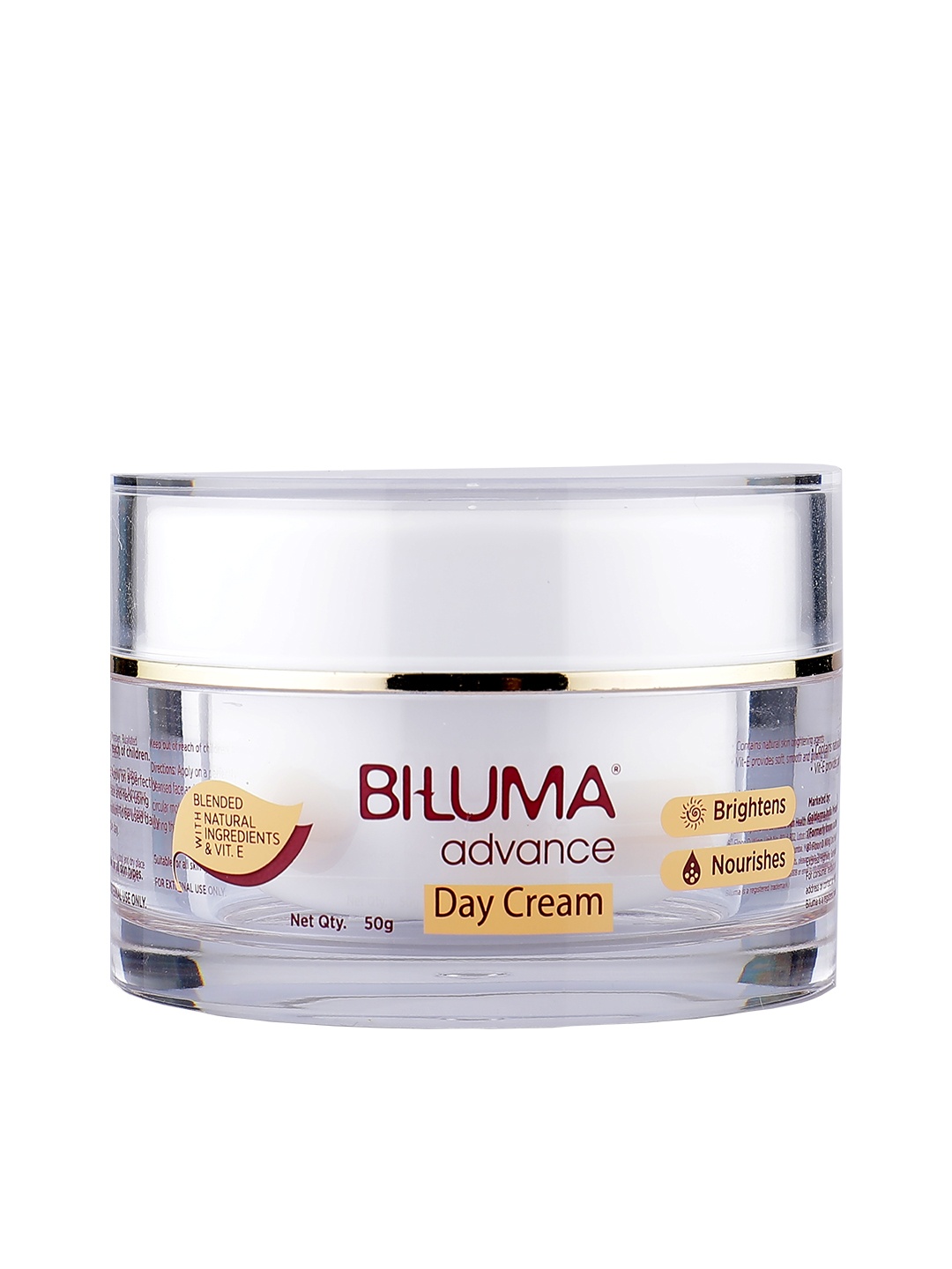 

BI-LUMA Advance Skin Brightening Day Cream for Even Skin Tone with Vitamin E - 50 g, White