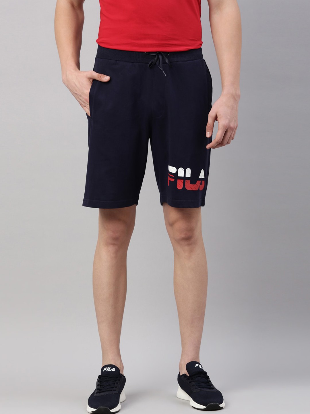 

FILA Men Blue Training or Gym Sports Shorts