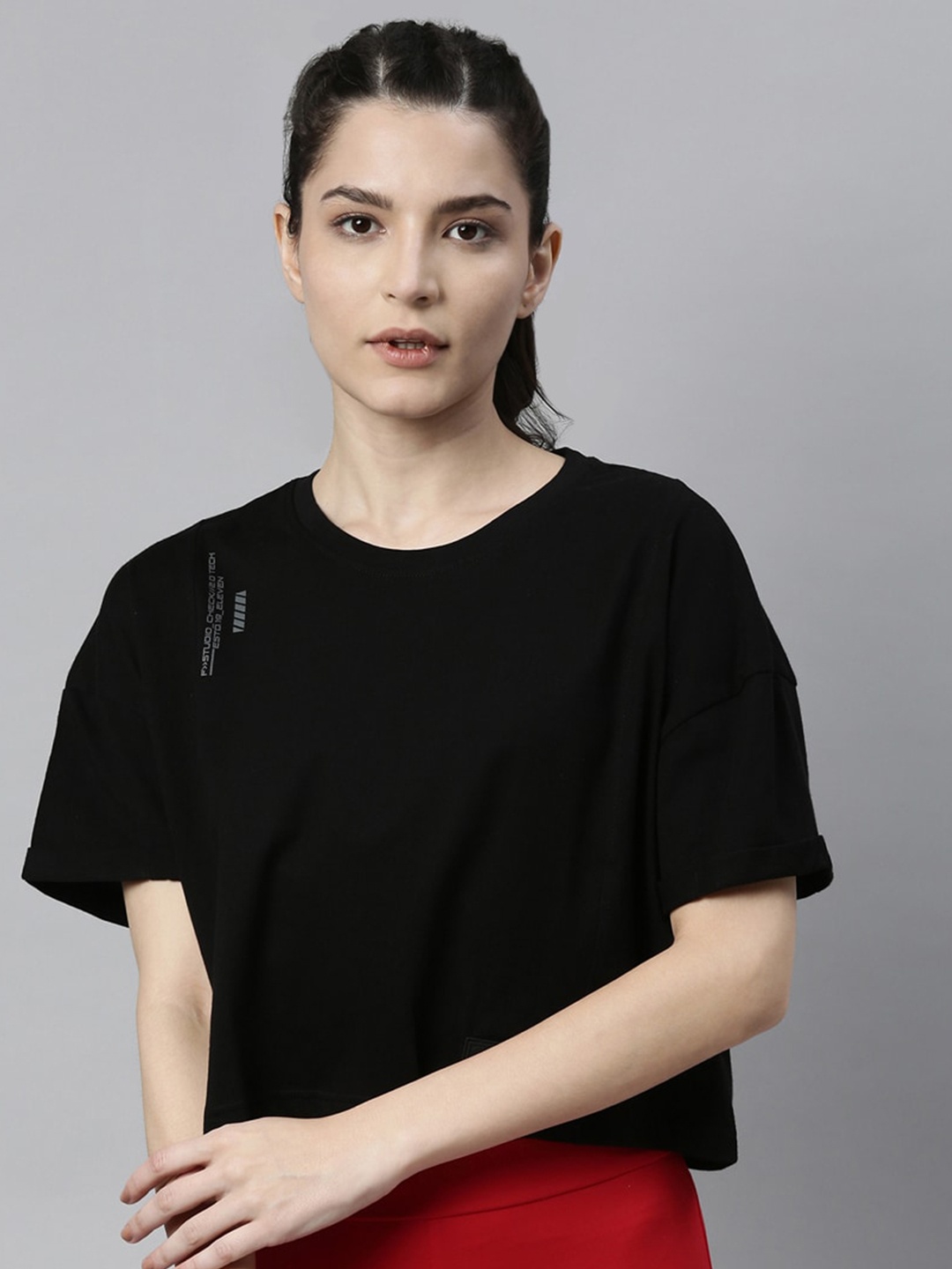 

FILA Black Extended Sleeves Top