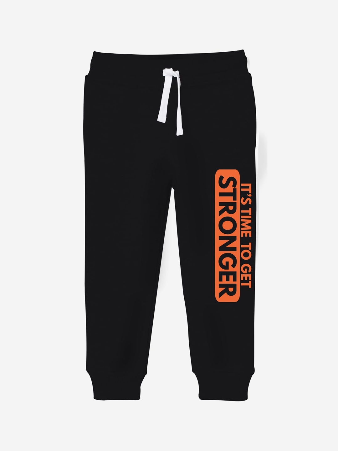 

x2o Boys Black Typography Printed Cotton Joggers