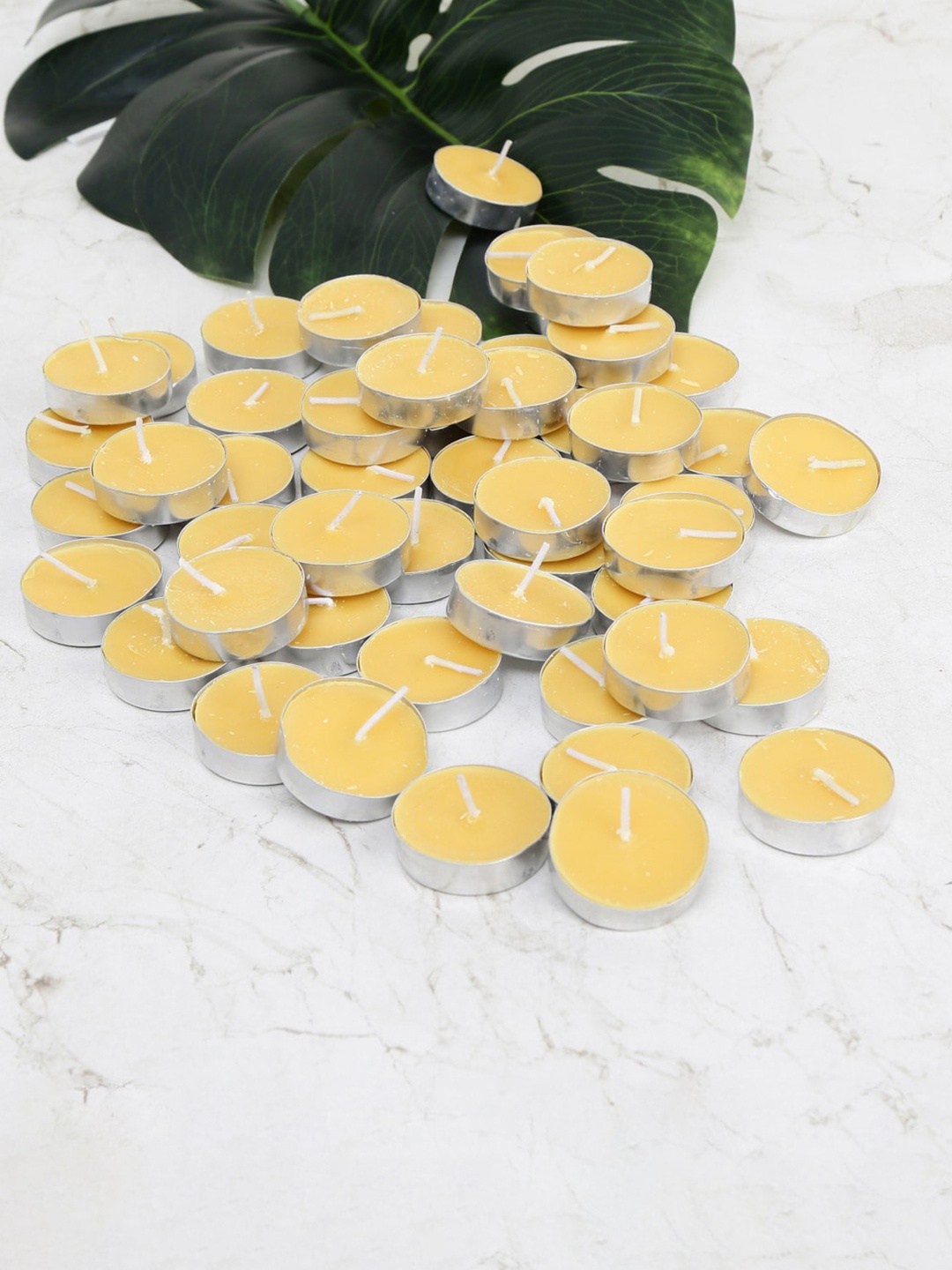 

Home Centre Set of 50 T Light Yellow Candles