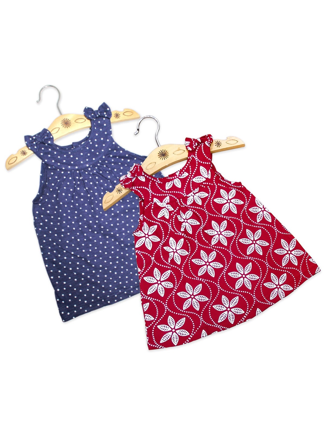 

Born Babies Red Floral A-Line Dress