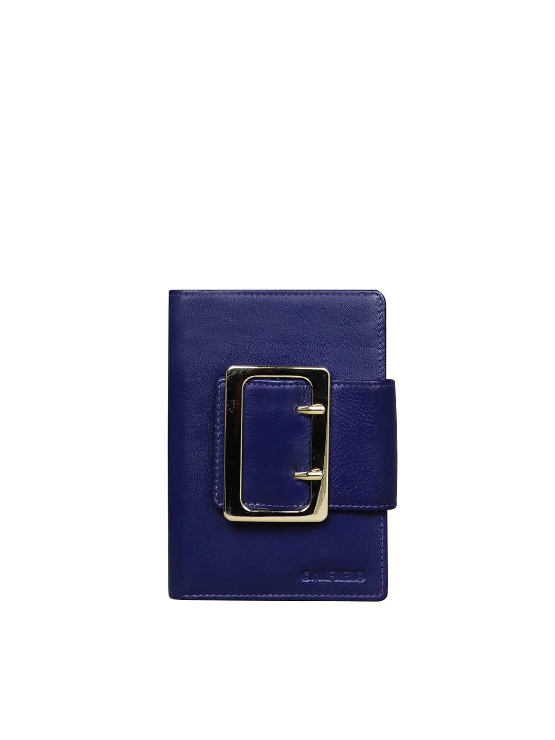 

CALFNERO Women Purple Leather Two Fold Wallet