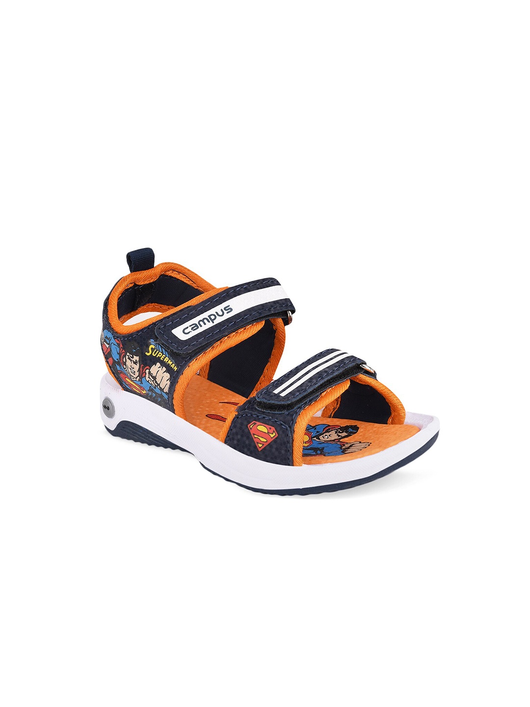 

Campus Kids Navy Blue & Orange Comfort Sandals