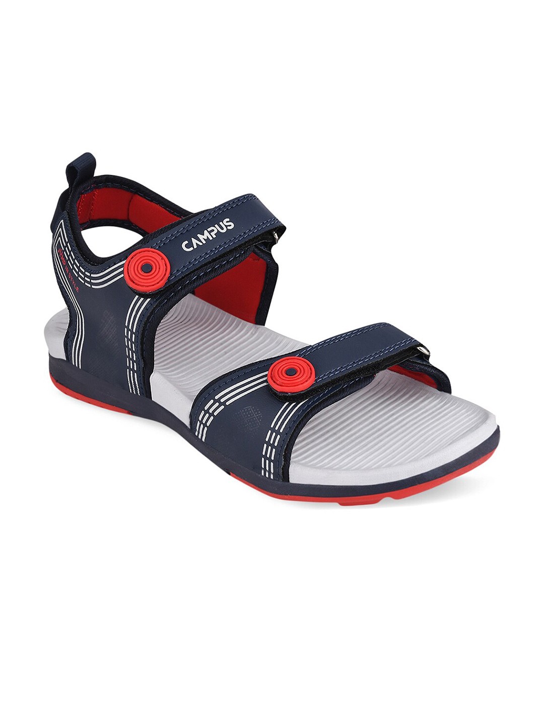 

Campus Kids Navy Blue & Red Comfort Sandals