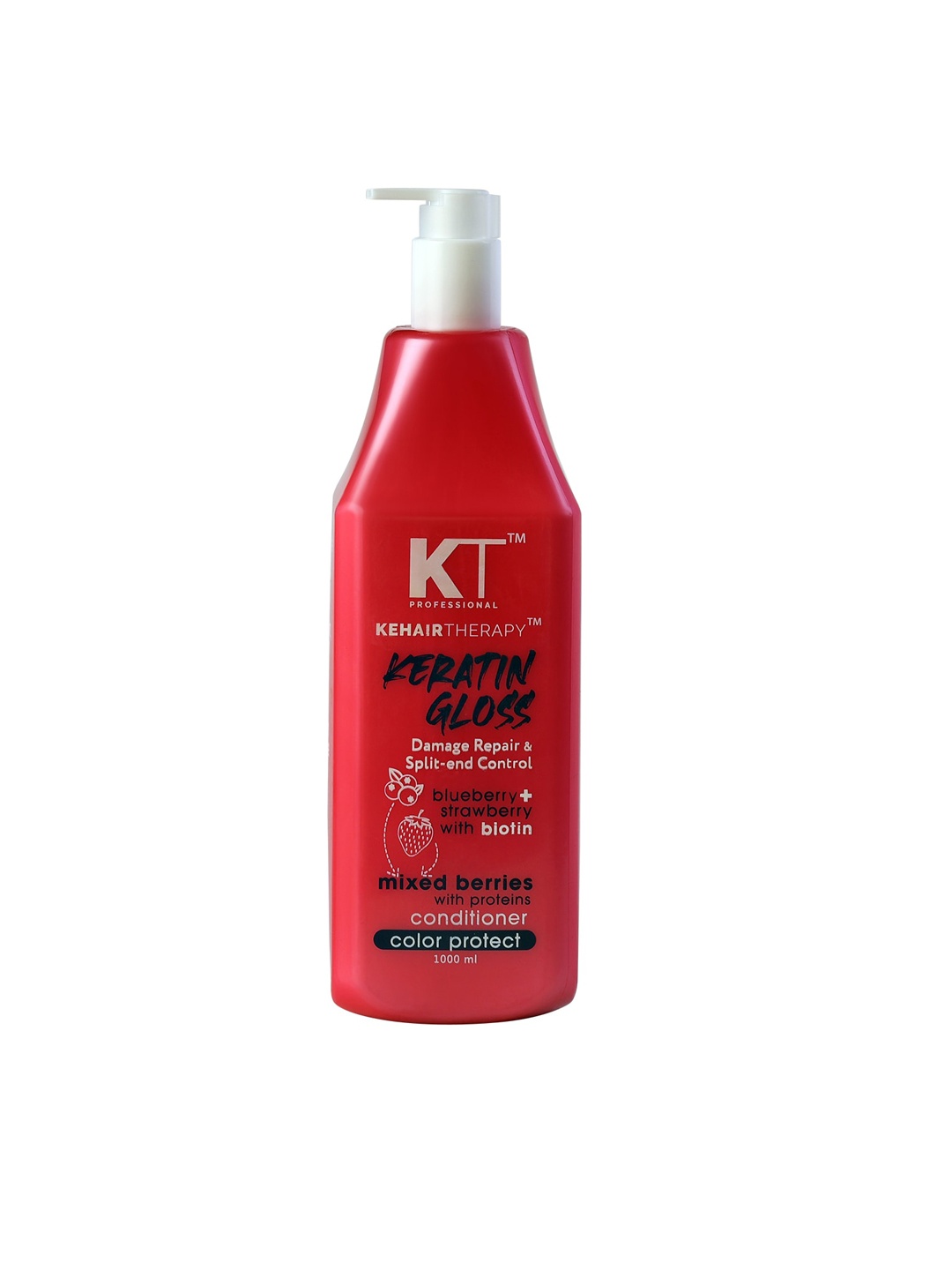 

KEHAIRTHERAPY Professional Keratin Gloss Damage Repair Color Protect Conditioner- 1000ml, Red