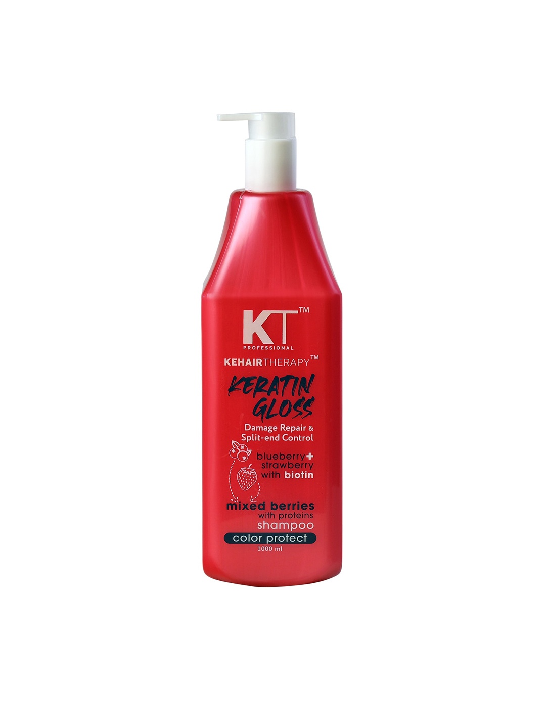 

KEHAIRTHERAPY Professional Keratin Gloss Damage Repair Color Protect Shampoo - 1000ml, Red