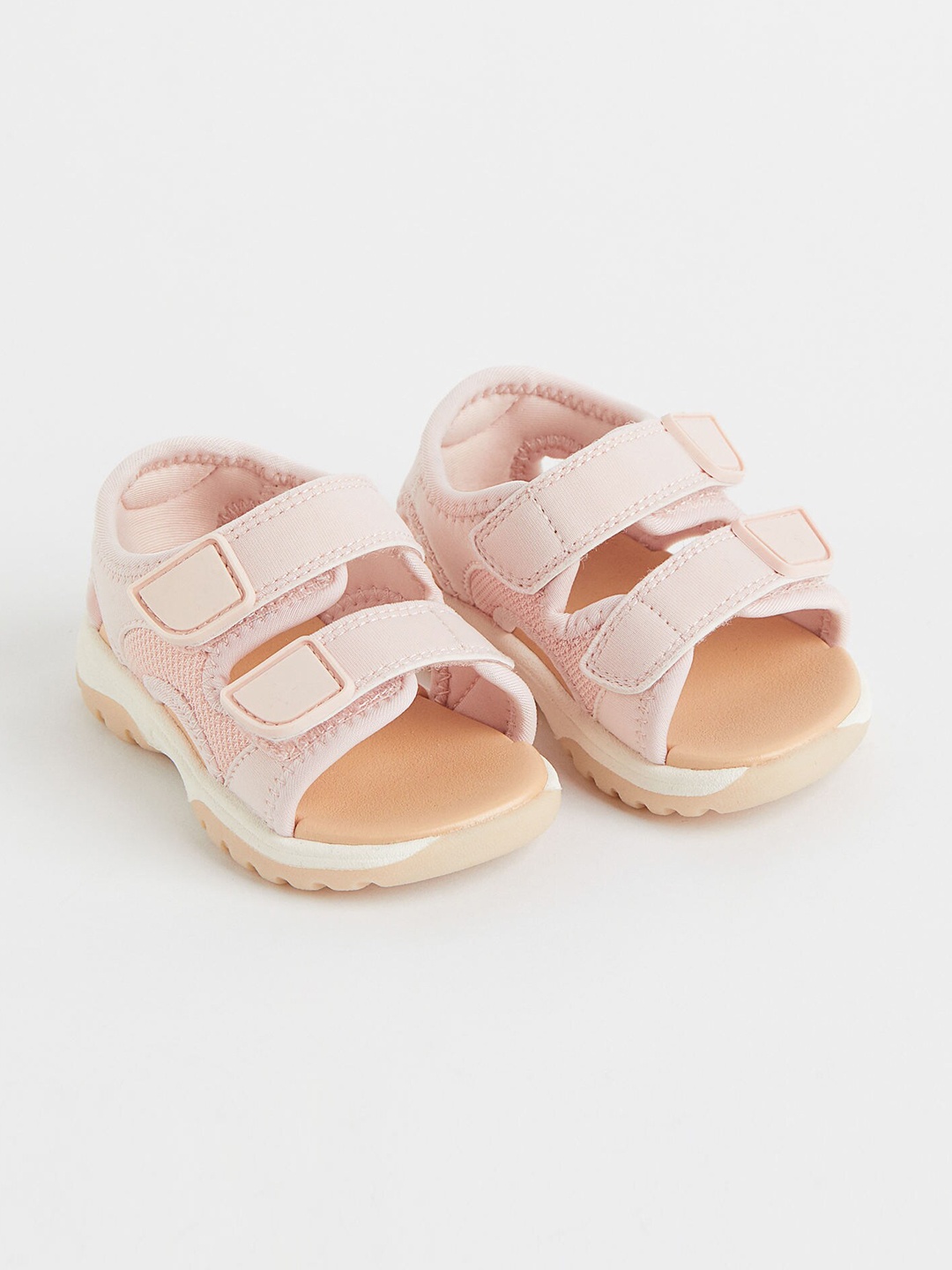 

H&M Girls Pink Solid Sports Sandals