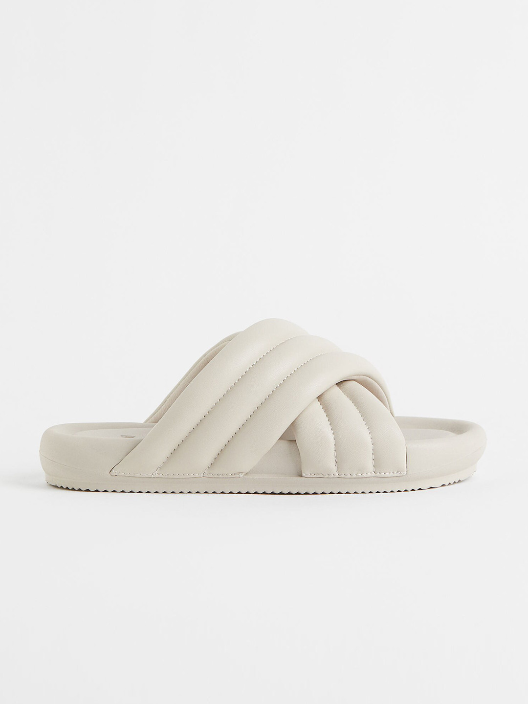 

H&M Women Beige Slides