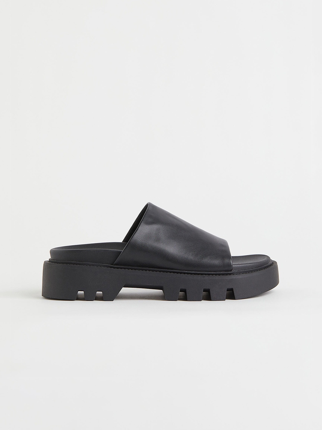 

H&M Black Chunky Slides