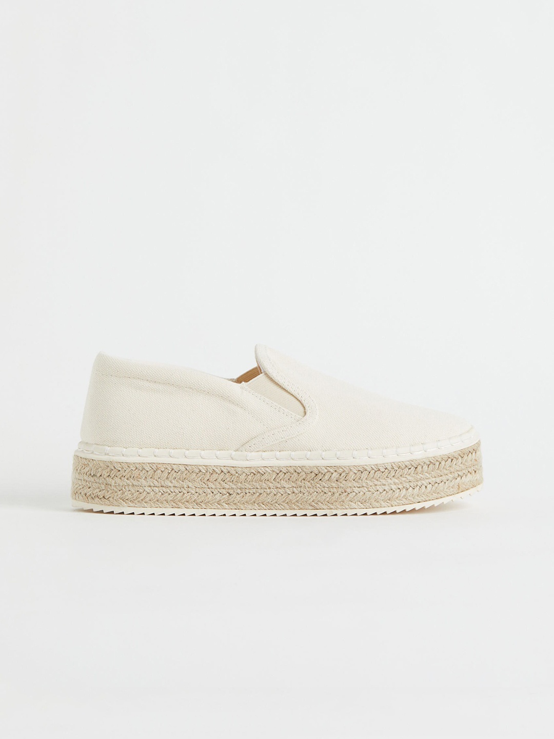 

H&M Women White Platform Espadrilles