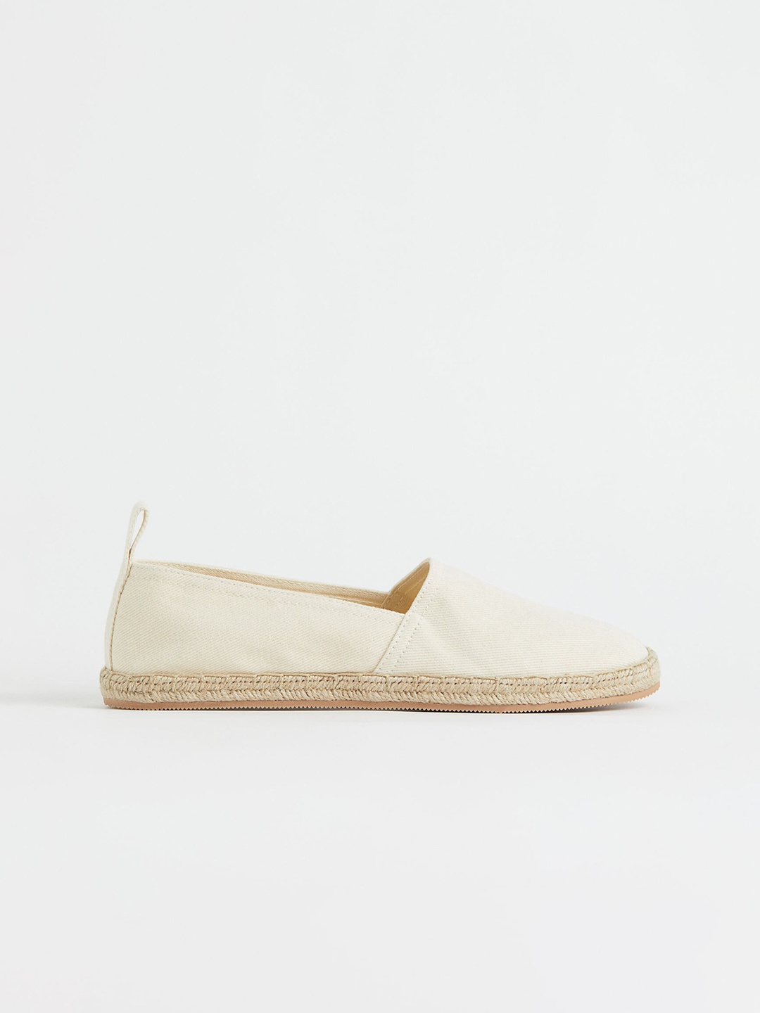 

H&M Women White & Beige Cotton Espadrilles