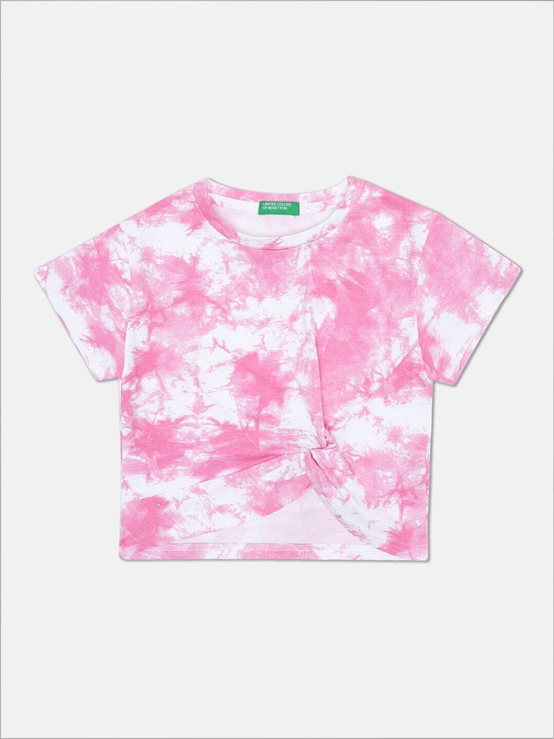 

United Colors of Benetton Girls Pink Dyed T-shirt