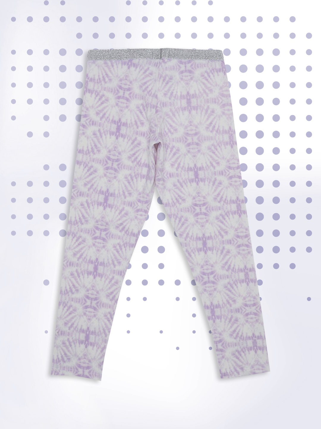 

United Colors of Benetton Girls Purple Floral Printed Trousers