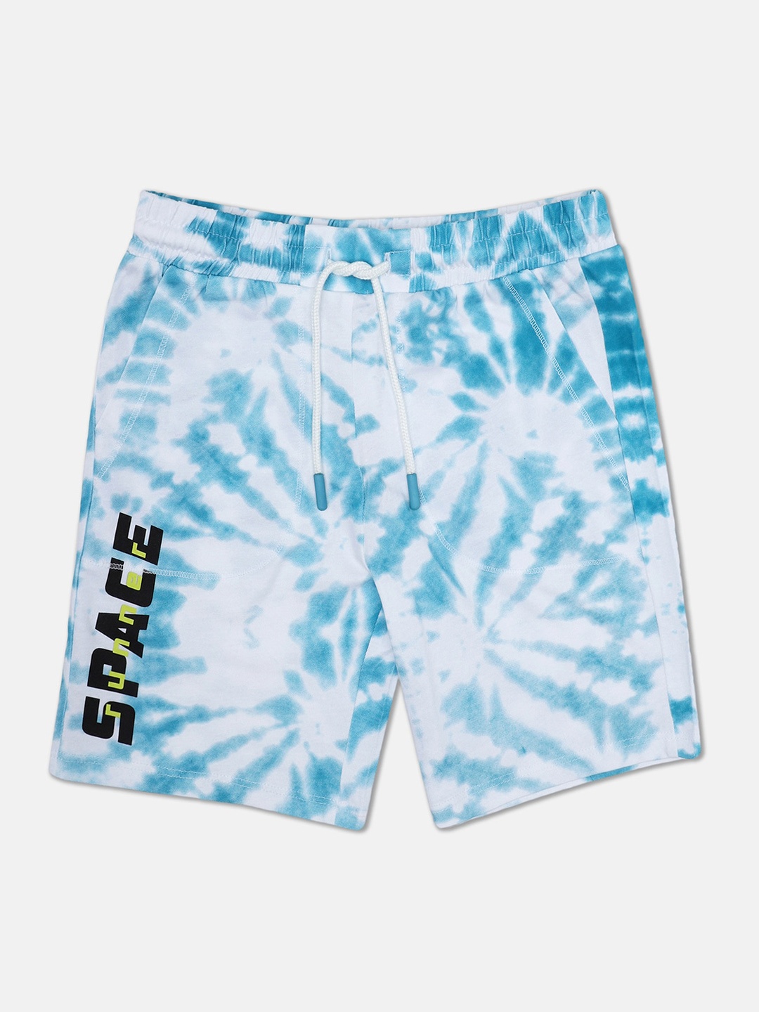 

United Colors of Benetton Boys Blue Printed Shorts