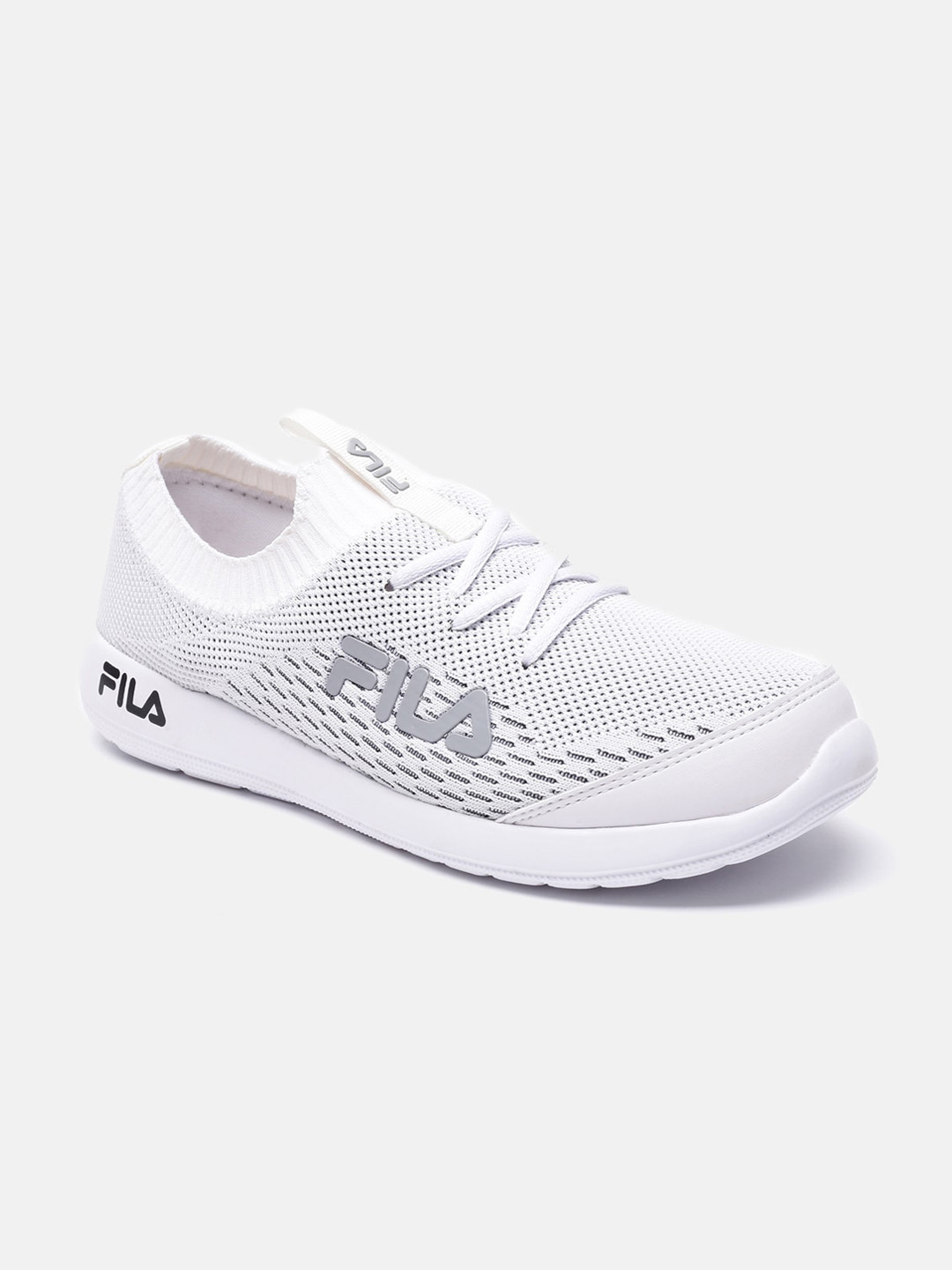 

FILA Men White Printed PU Sneakers