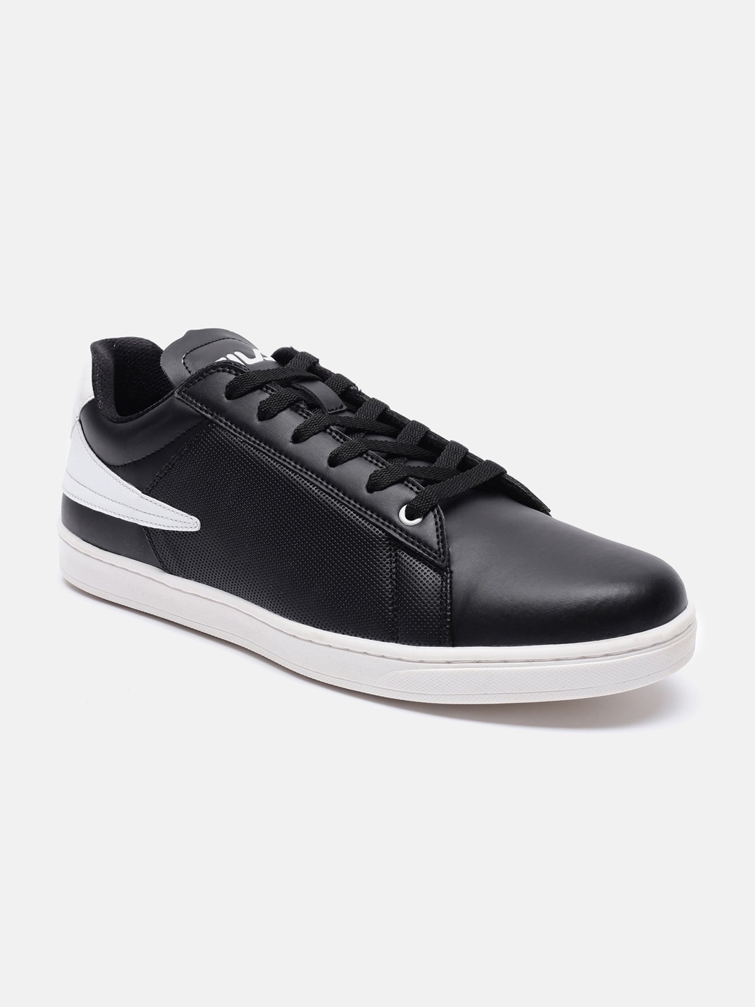 

FILA Men Black Solid Regular Sneakers