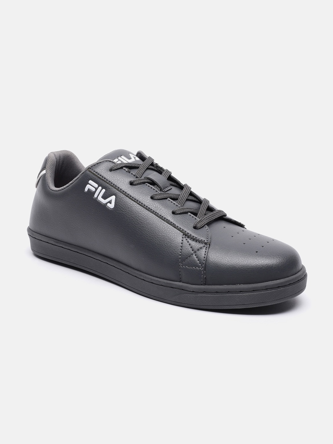 

FILA Men Grey Solid Regular Sneakers