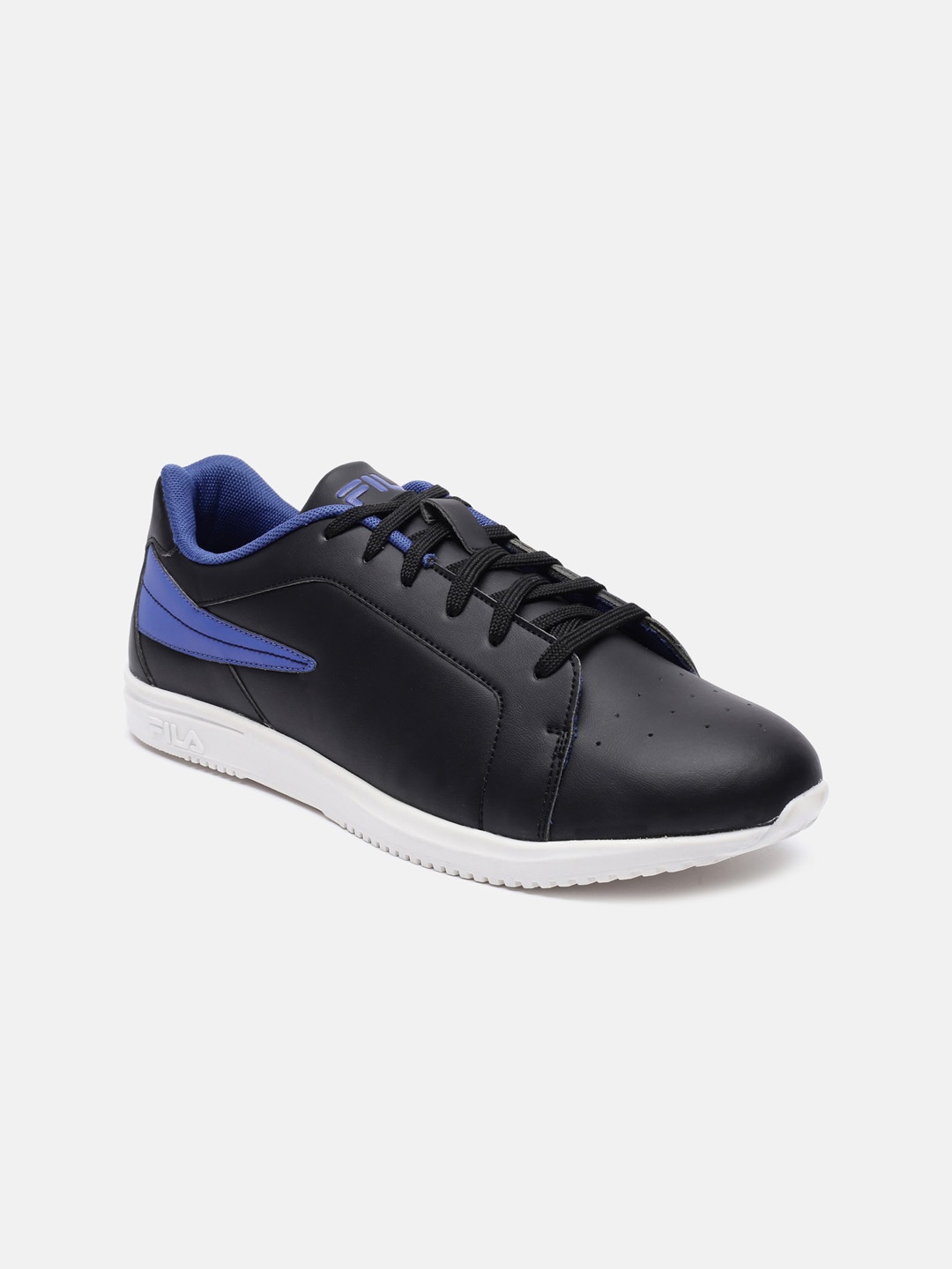 

FILA Men Black Perforations PU Sneakers