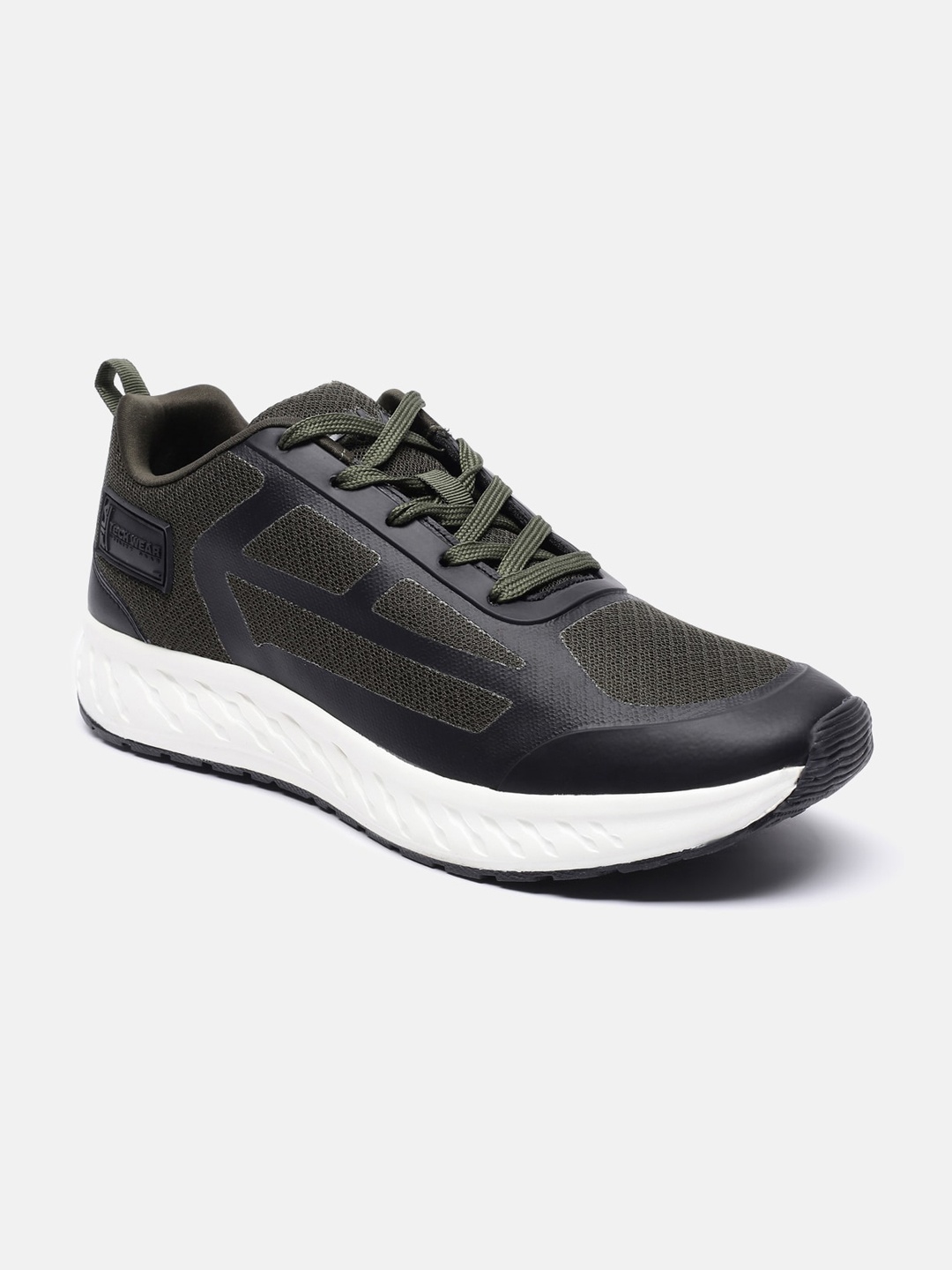 

FILA Men Green Woven Design PU Sneakers