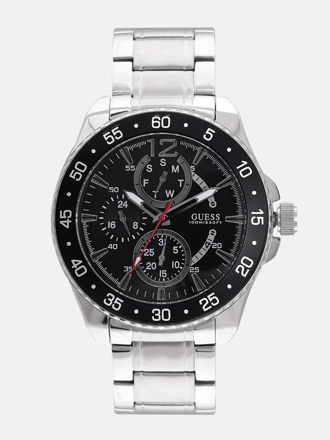 

GUESS Men Black Multifunction Watch W0797G2