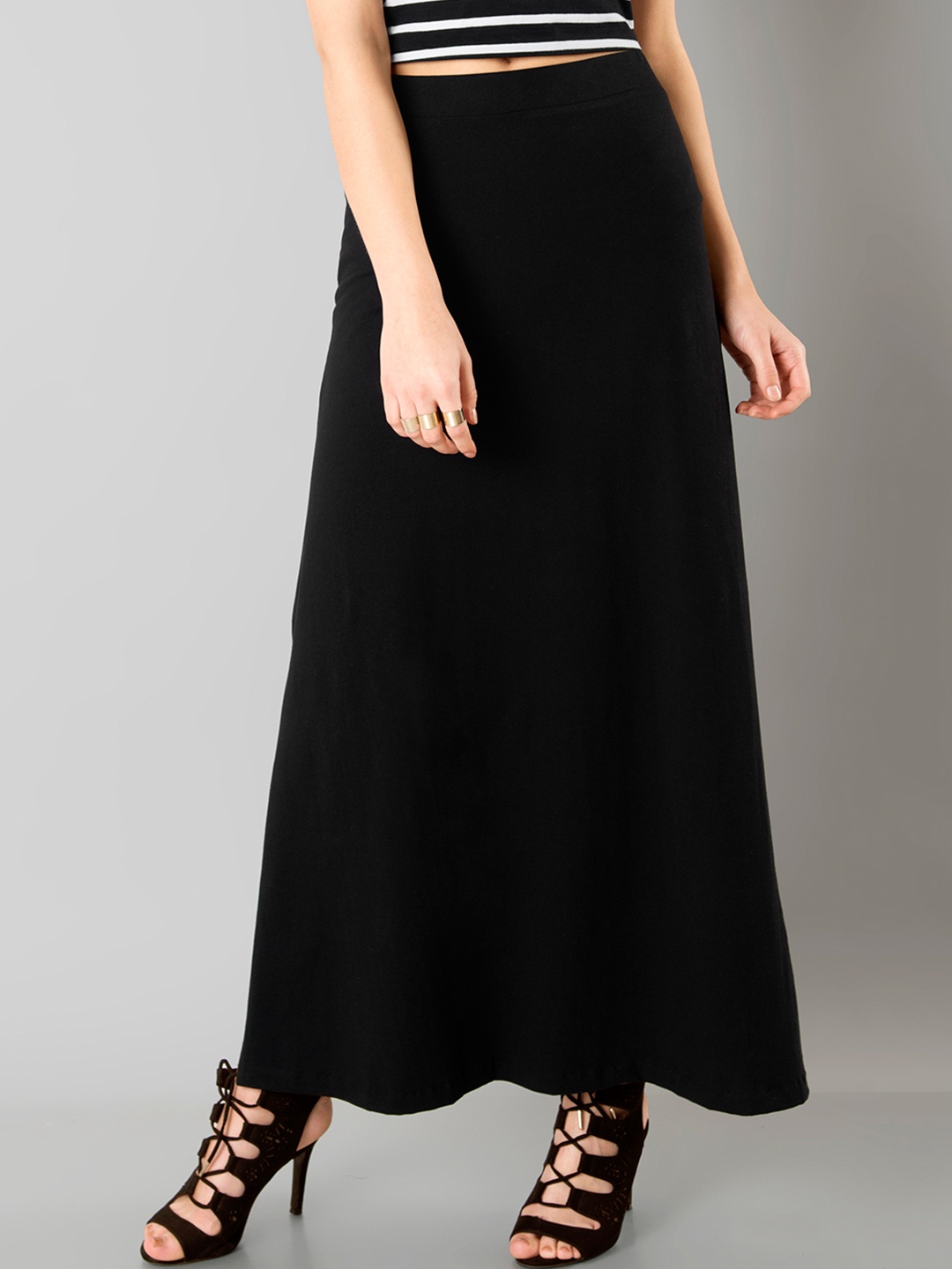 

FabAlley Black Maxi Skirt