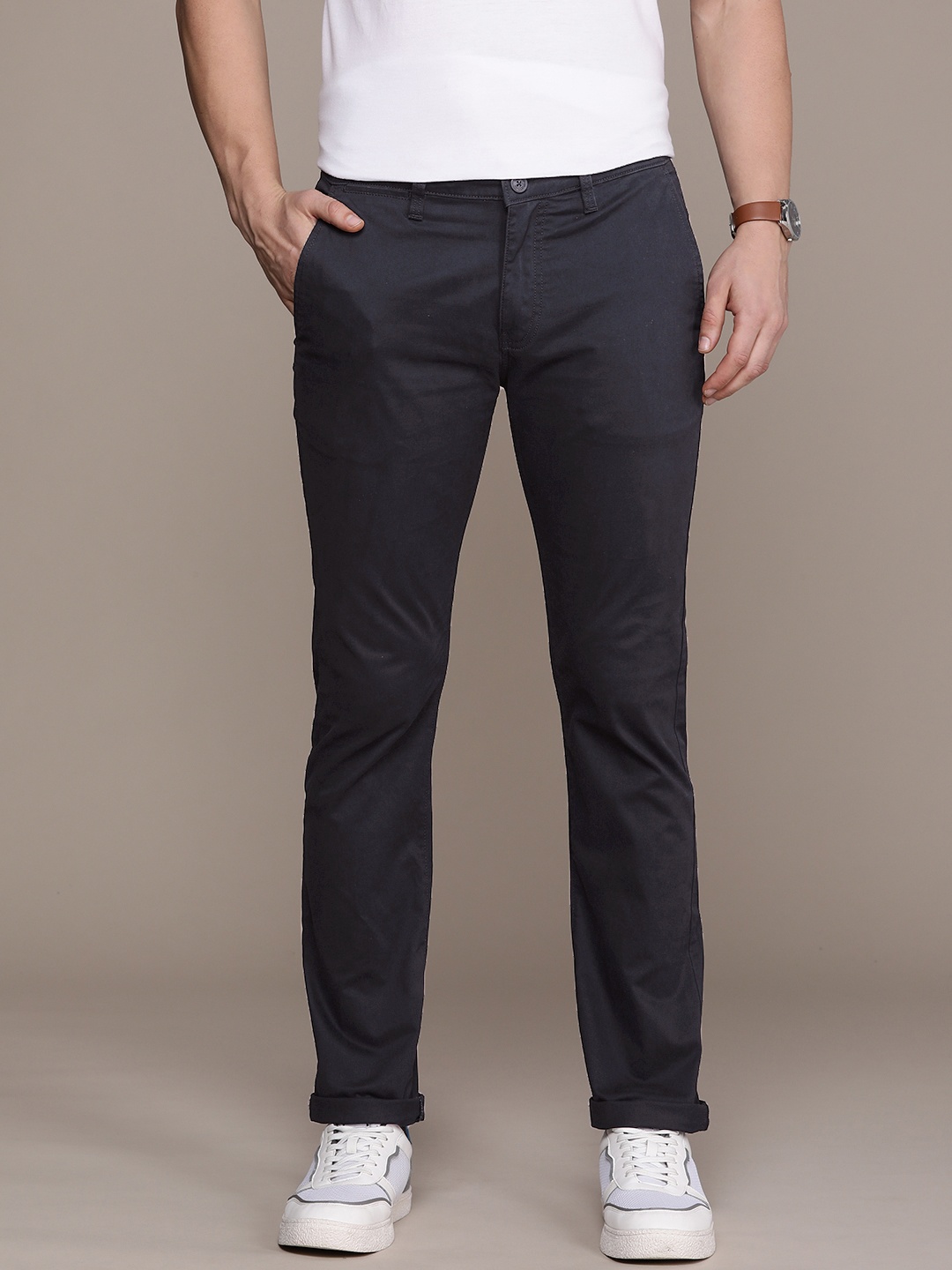 

Nautica Men Slim Fit Chinos, Navy blue