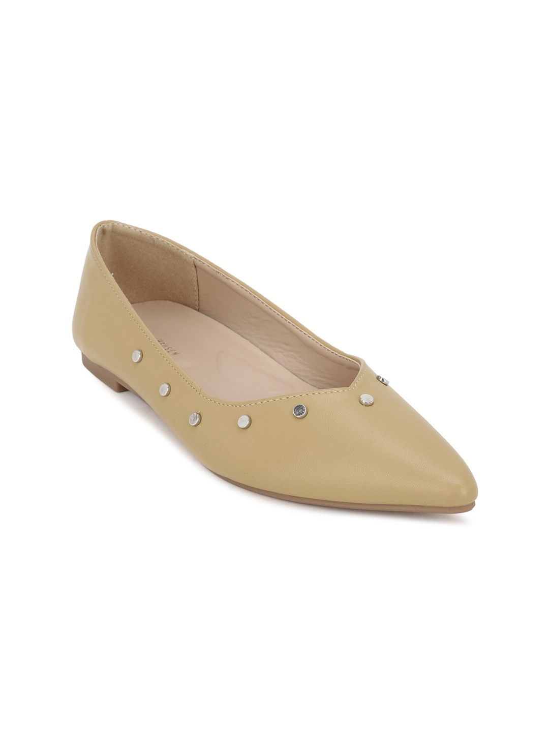 

Van Heusen Woman Beige Embellished Ballerinas Flats