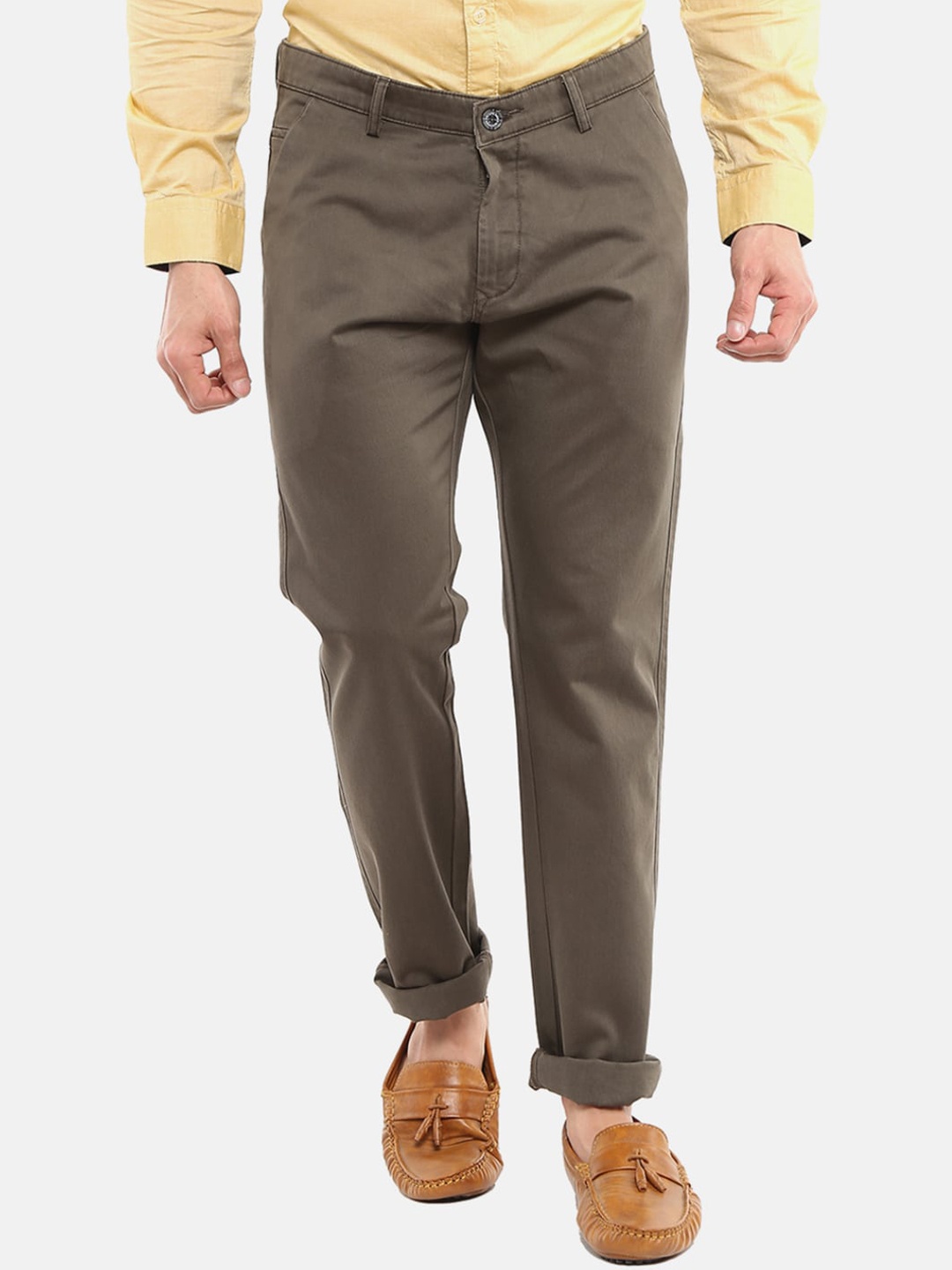 

V-Mart Men Assorted Solid Slim Fit Easy Wash Chinos Trousers