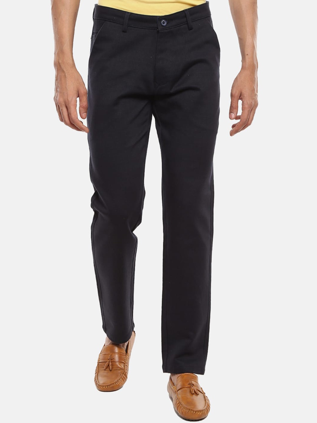 

V-Mart Men Blue Slim Fit Easy Wash Chinos Trousers