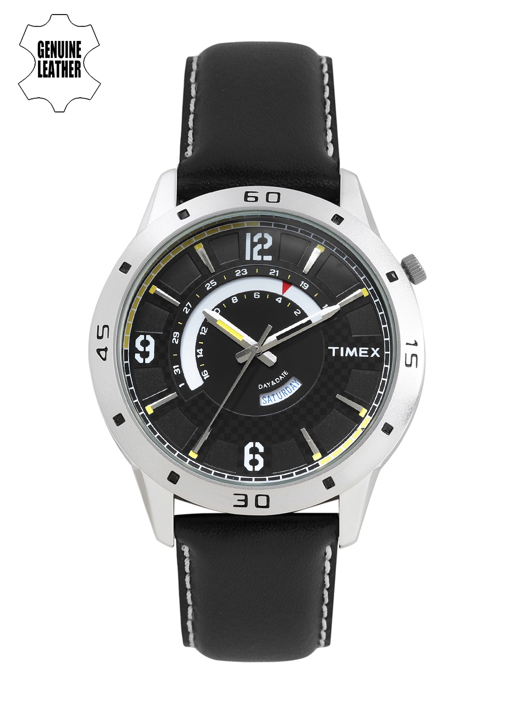

Timex Men Black Analogue Watch TW000U909