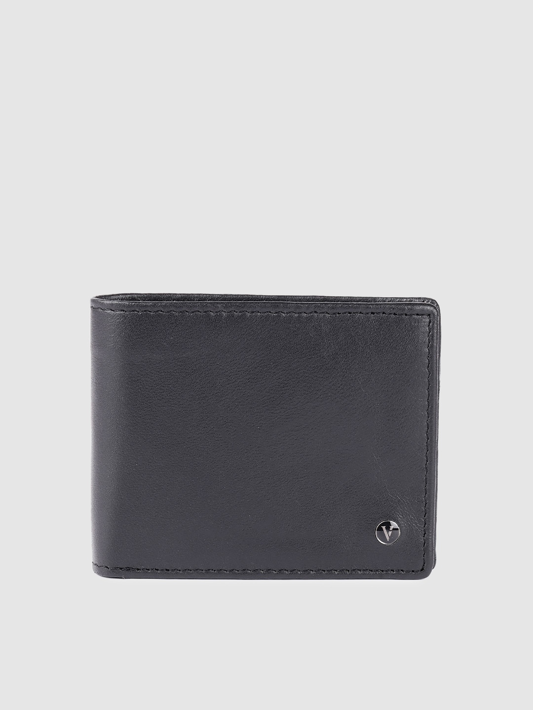 

Van Heusen Men Black Leather Two Fold Wallet
