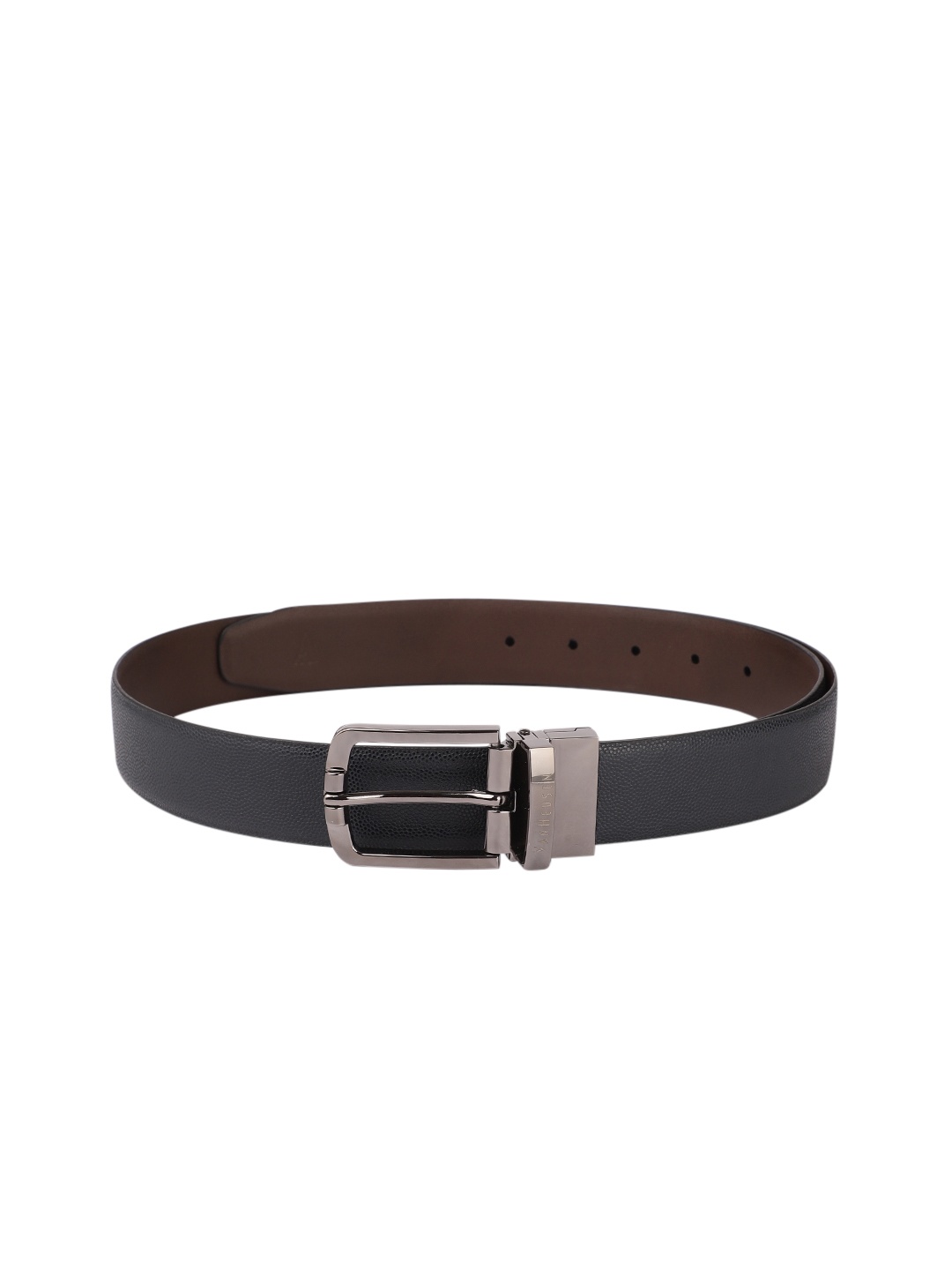 

Van Heusen Men Brown Textured Reversible Leather Belt