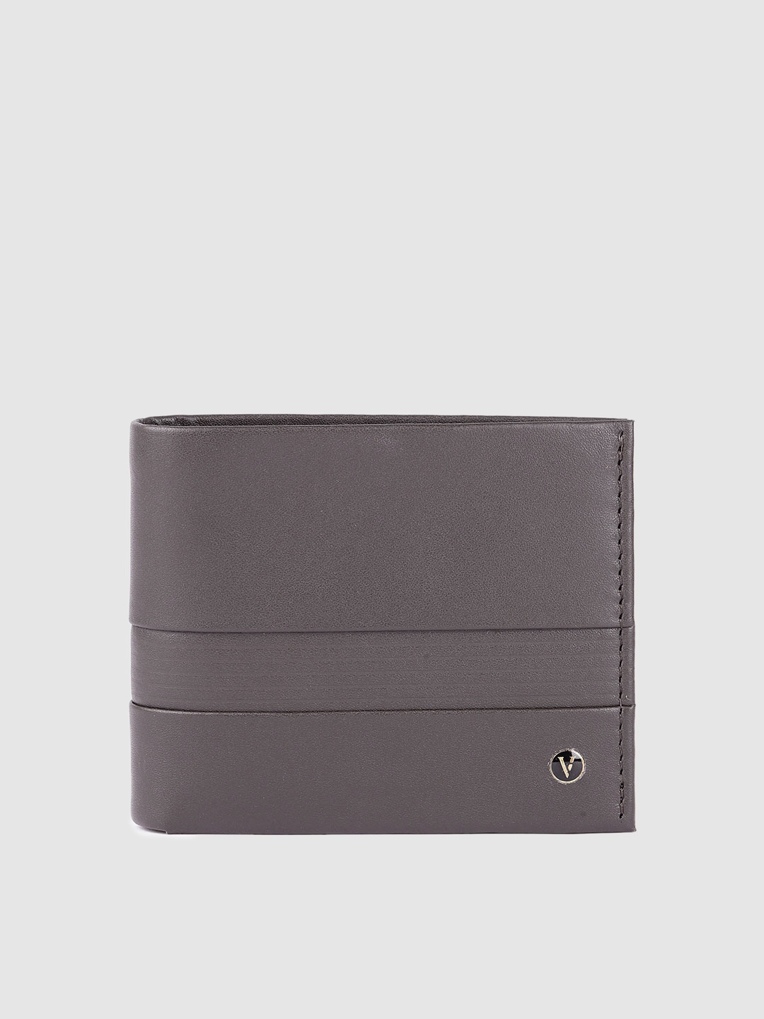 

Van Heusen Men Brown Solid Leather Two Fold Wallet