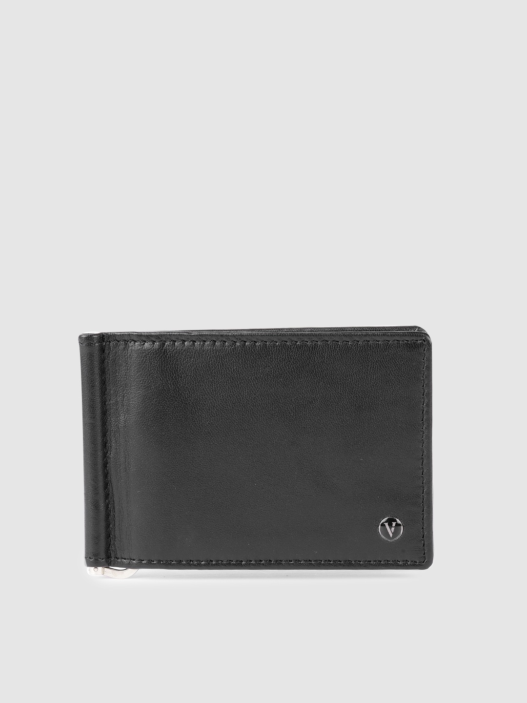 

Van Heusen Men Black Leather Two Fold Wallet