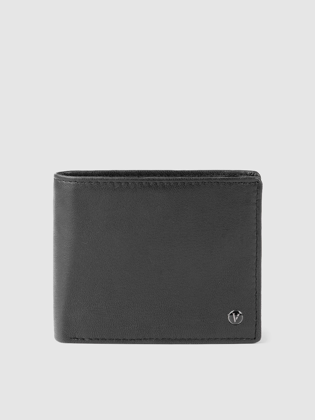 

Van Heusen Men Black Leather Two Fold Wallet