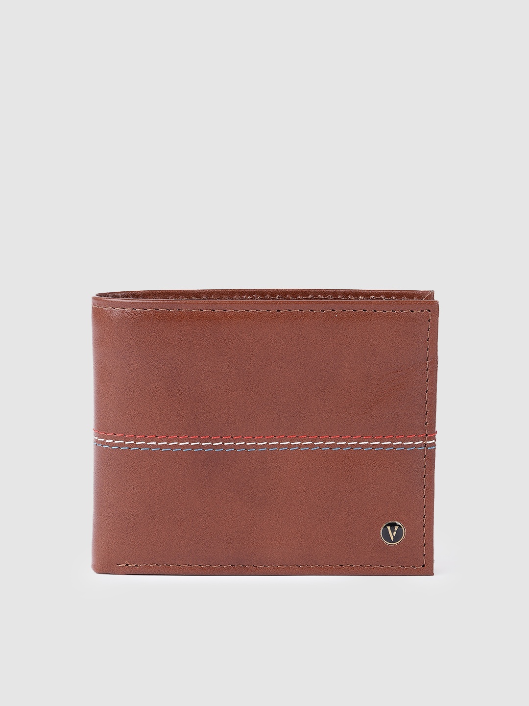 

Van Heusen Men Brown Leather Two Fold Wallet