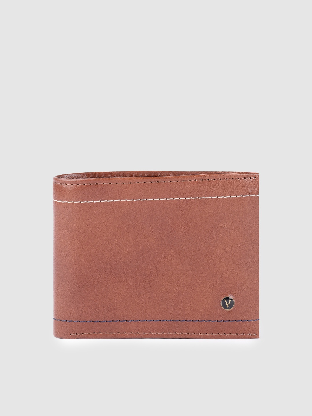 

Van Heusen Men Brown Leather Two Fold Wallet