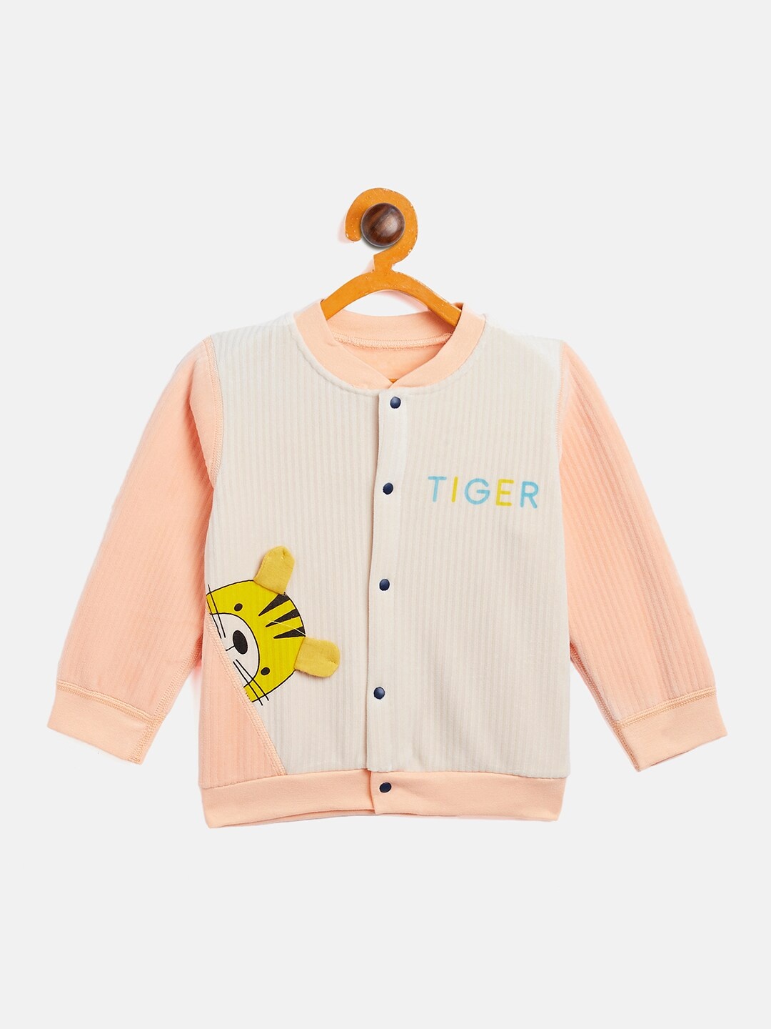 

Camey Unisex Kids Peach-Coloured Printed Sweatshirt