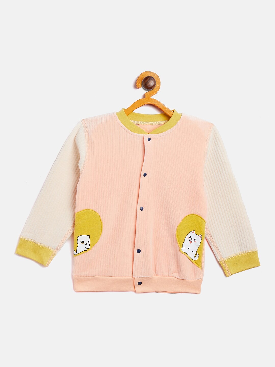 

Camey Kids Orange Colourblocked Sweatshirt