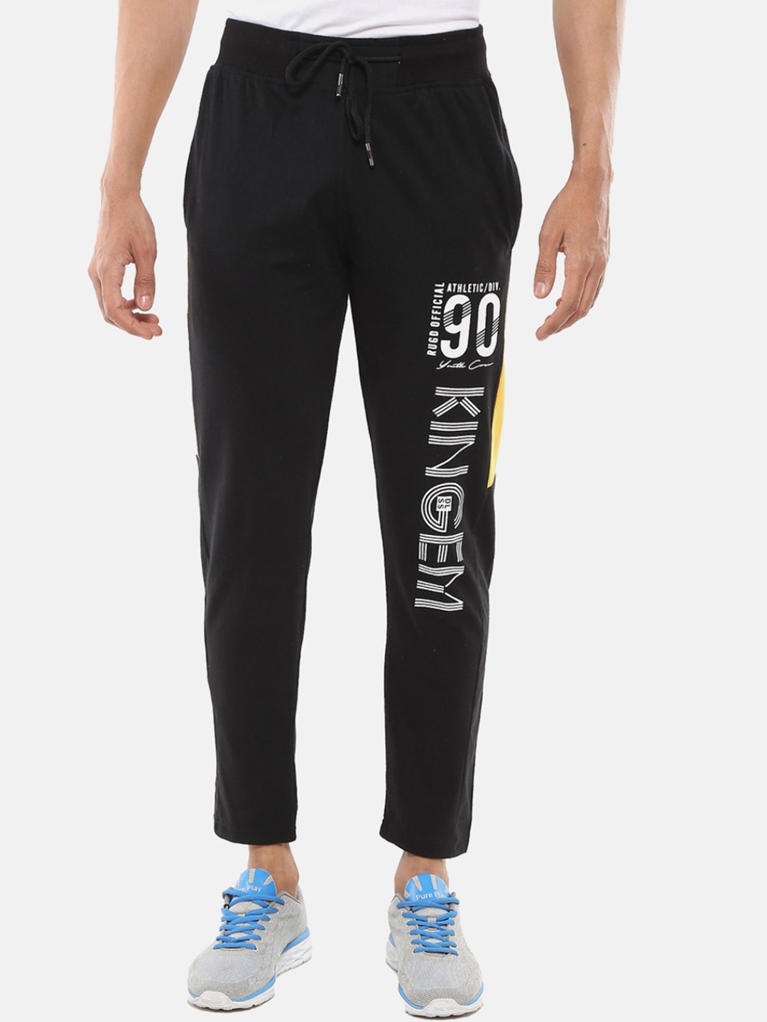 

V-Mart Men Black Track Pants