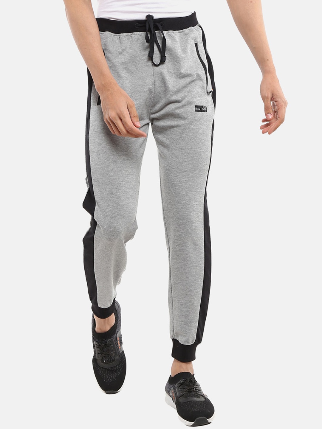 

V-Mart Men Grey & Black Striped Cotton Lounge Pants