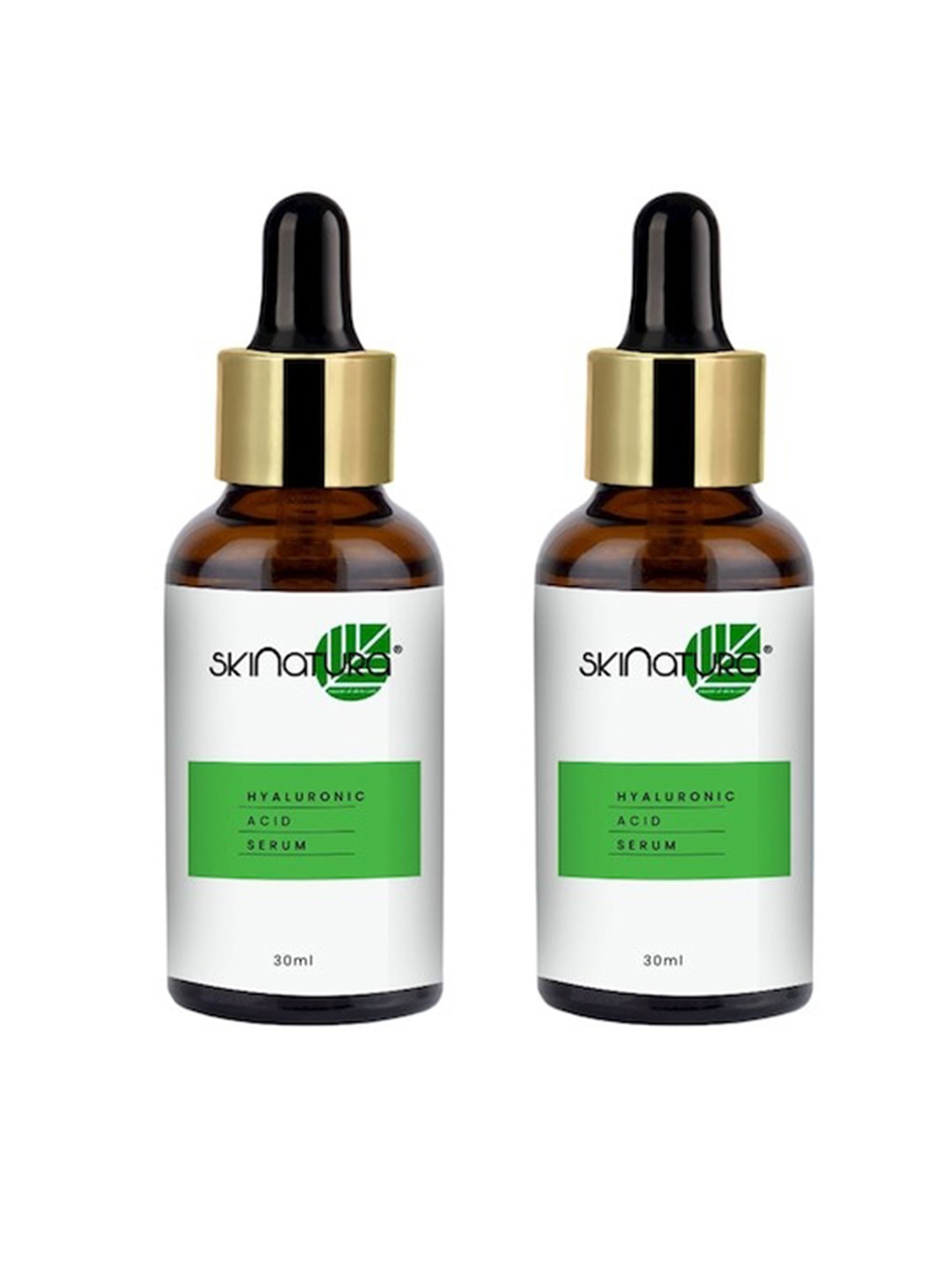 

Skinatura Set of 2 Anti-Aging & Boosting Cell Renewal Hyaluronic Acid Face Serum 30ml Each, Green