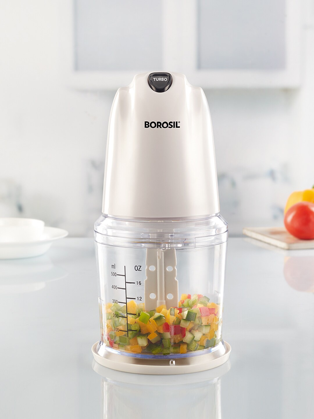 

BOROSIL White & Transparent Chef Delight 260-Watt Chopper