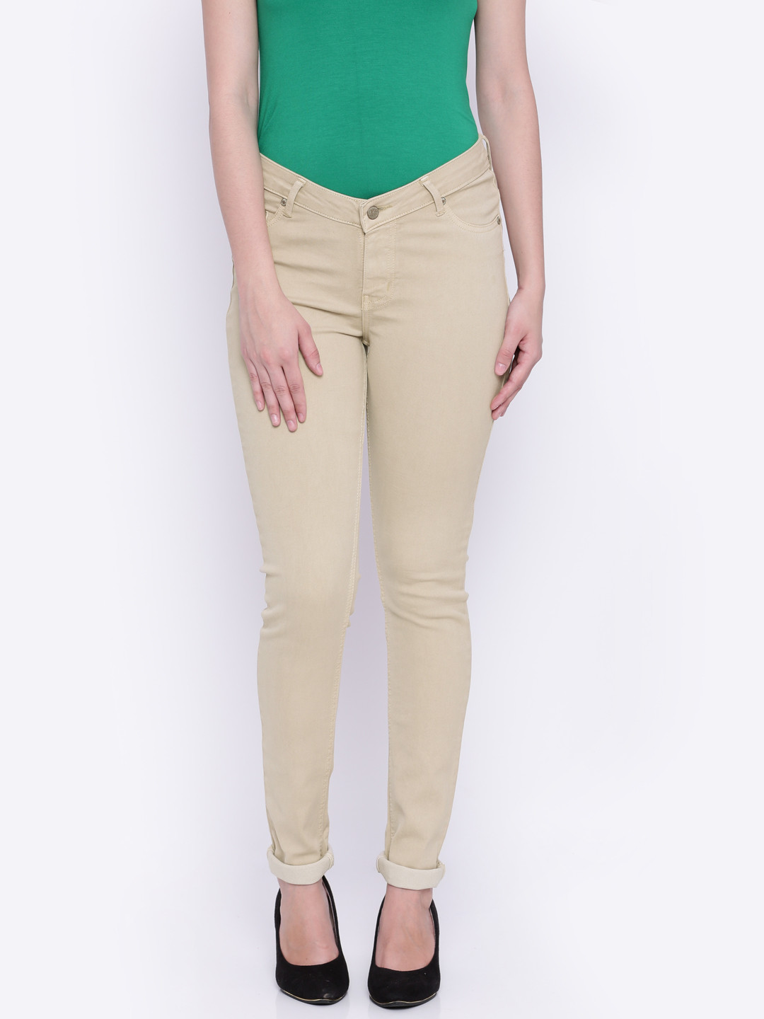 

AND Beige Jeggings