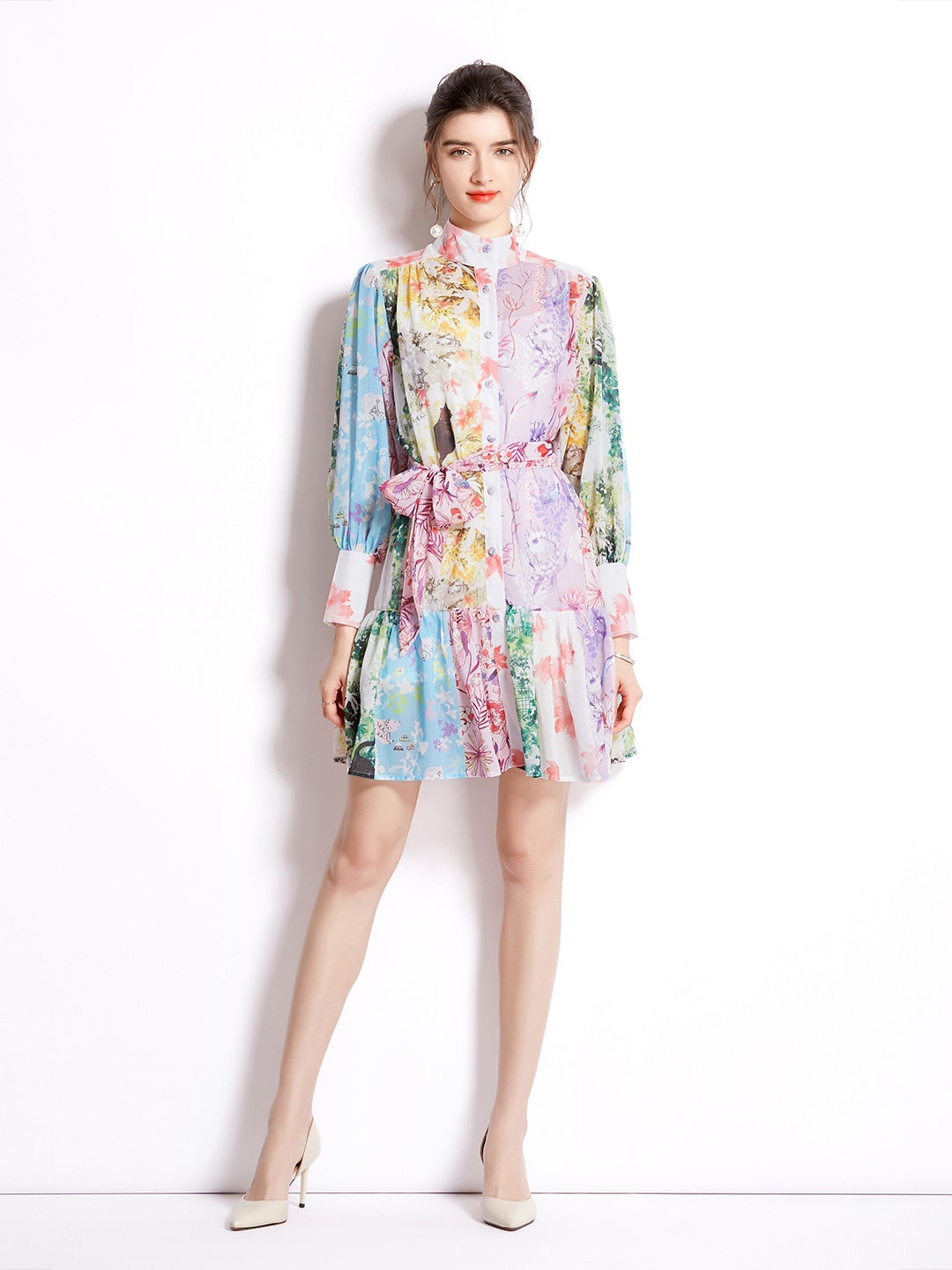 

JC Collection Multicoloured Floral Dress, Multi