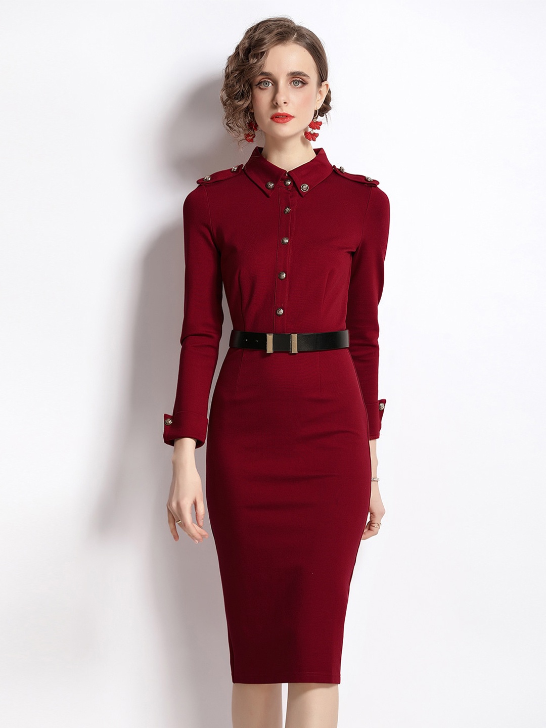 

JC Collection Red Bodycon Dress