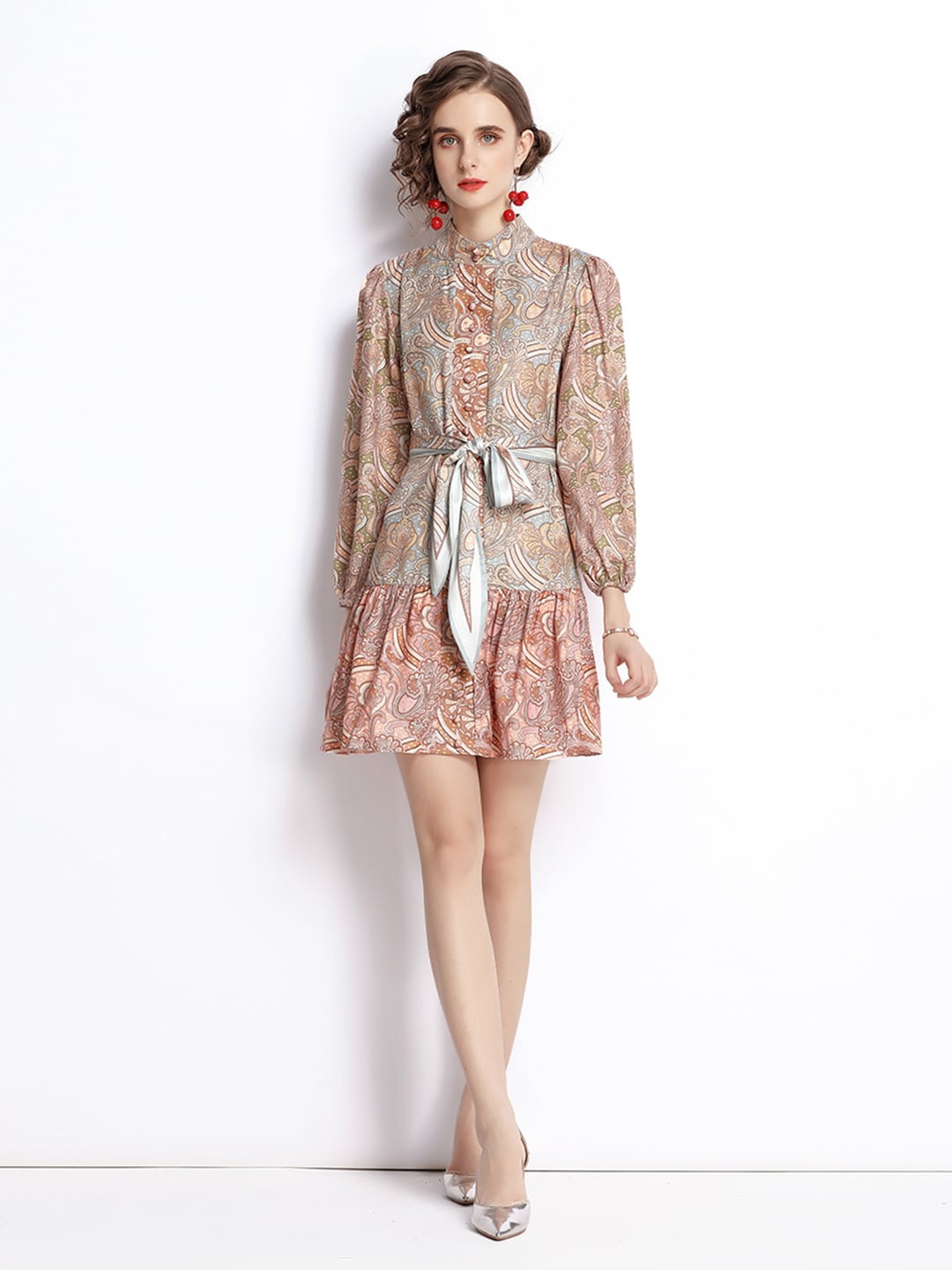 

JC Collection Women Multicoloured Floral Mini Dress, Multi